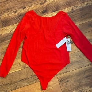 Claudia Sulewski Red Bodysuit XL